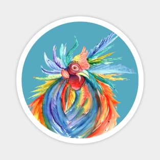 Crazy Kauai Rooster Magnet